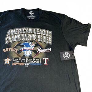 New American League Championship Series 2023 Astros vs Rangers T-Shirt Men’s XL
